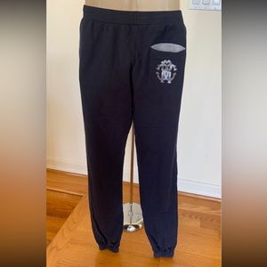 Roberto Cavalli Kids Big Boys Navy Sweatpants Tracksuit Bottom Jogger Pants Sz L